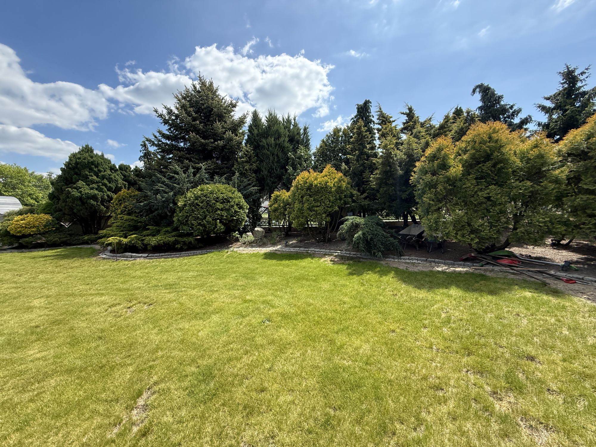 Usługi ogrodnicze u klienta w ogrodzie w Kaliszu