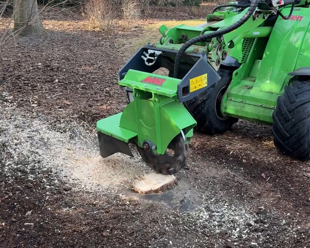 Maszyna do frezowania i usuwania pnia